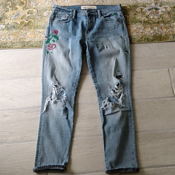 GAP Denim - GAP 24 BEST GIRLFRIEND EMBROIDERED JEAN